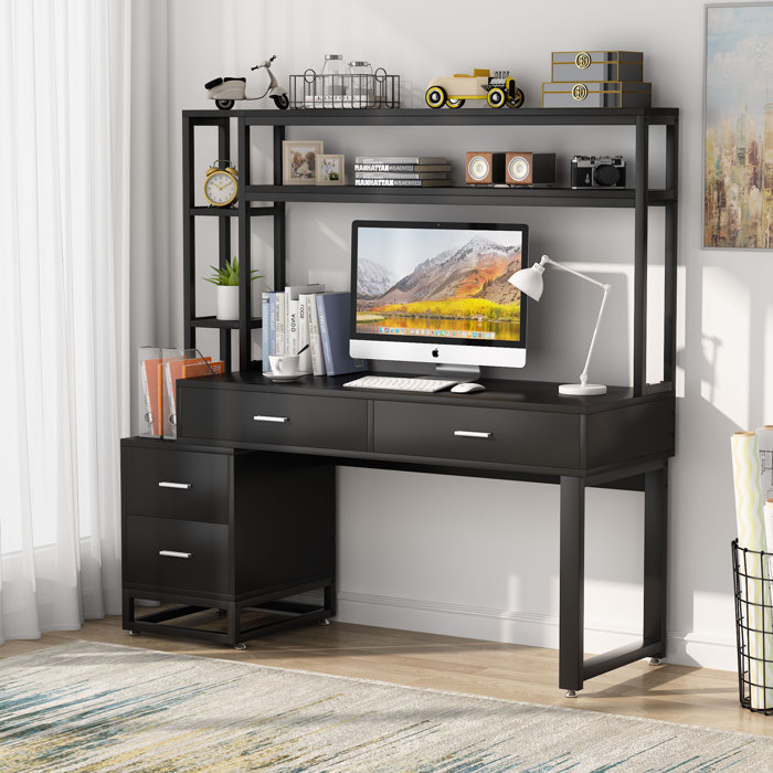 Inbox Zero Desk with Hutch & Reviews Wayfair